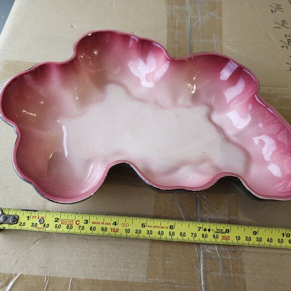 Vintage MCM California Potteries Free-Form Serving Dish 1950’s GUC "BIN E" - Picture 6 of 7